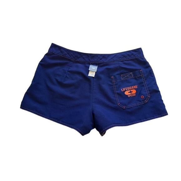 Speedo | Life Guard Graphic Reversible Swim / Board Shorts - Size 8 - Picture 4 of 9